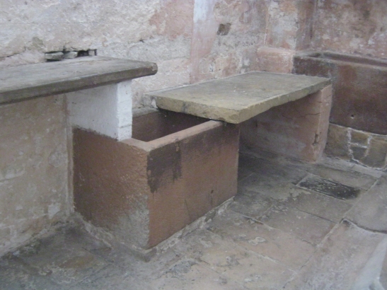 Bolsover - stone troughs for salting meat